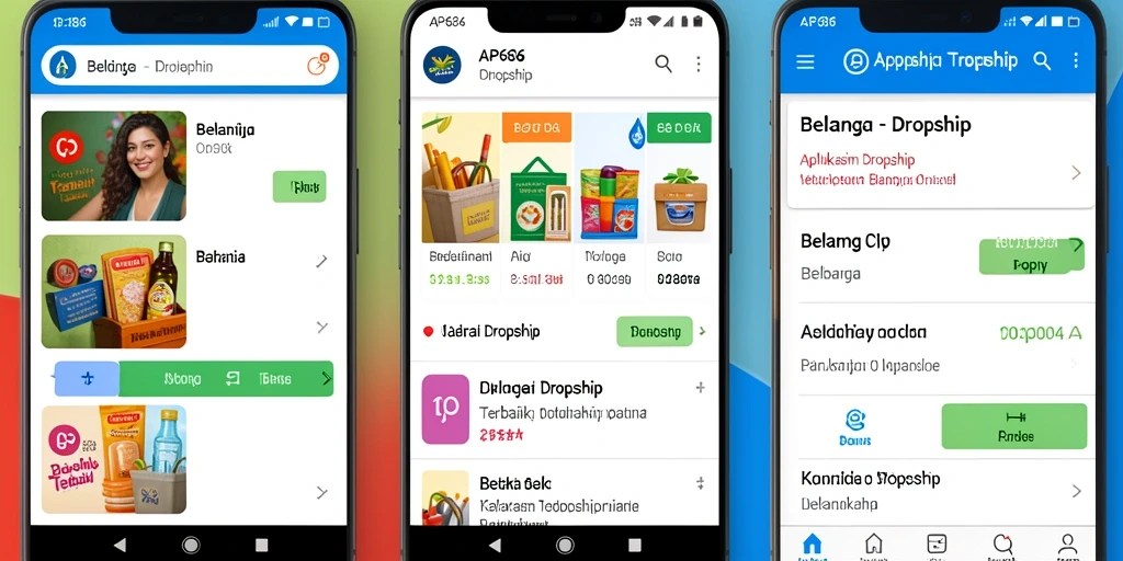 Tampilan antarmuka AP686 yang modern dan intuitif untuk dropshipping.