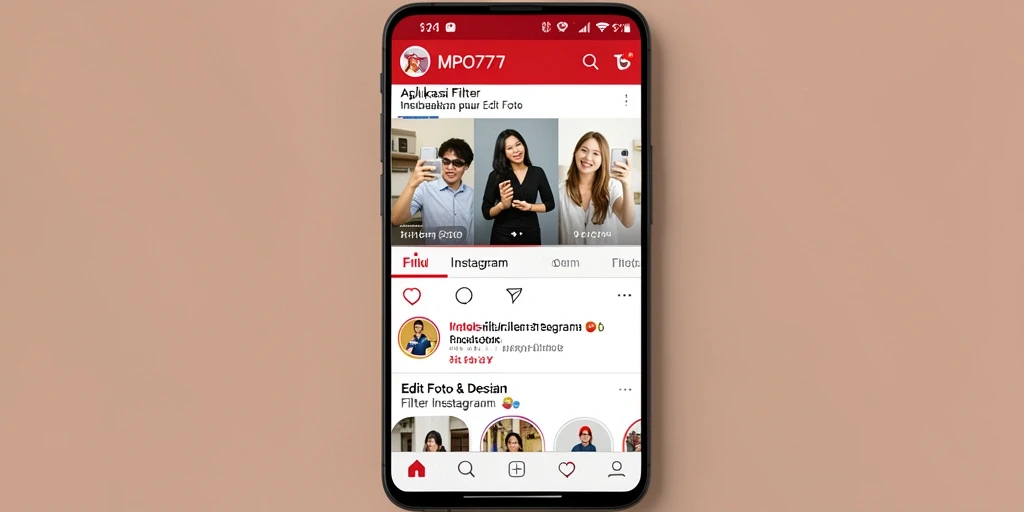Tampilan antarmuka MPO777 yang stylish dan user-friendly untuk edit foto.