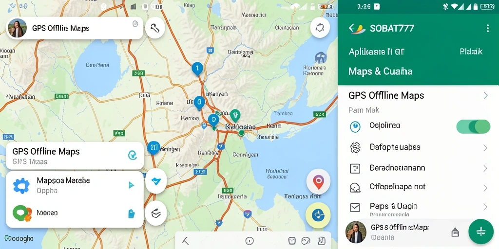 Antarmuka SOBAT777 yang intuitif untuk navigasi offline.