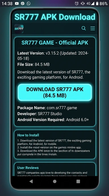 Unduh dan Instal sr777 APK untuk Android dengan Mudah